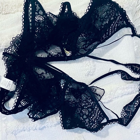 NWT For Love & Lemons Lace Bralette - Picture 7 of 8
